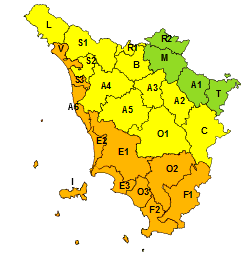 Rischio temporali, allerta su gran parte della Toscana dalle 7 di ...